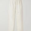 Straight-Leg Pleated Herringbone Cotton Trousers Straight-Leg Pleated Herringbone Cotton Trousers