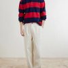Straight-Leg Pleated Herringbone Cotton Trousers - OU Straight-Leg Pleated Herringbone Cotton Trousers - OU