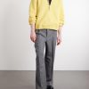 Wool-Blend Fleece-Bouclé Half-Zip Sweater - OU Wool-Blend Fleece-Bouclé Half-Zip Sweater - OU