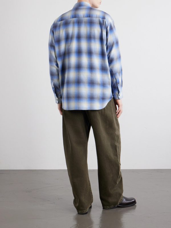 Shadow Checked Cotton Shirt - BK