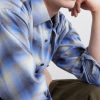 Shadow Checked Cotton Shirt - CU