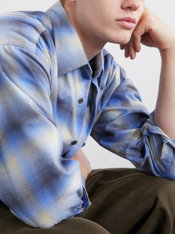 Shadow Checked Cotton Shirt - CU