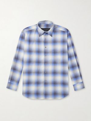 Shadow Checked Cotton Shirt Shadow Checked Cotton Shirt