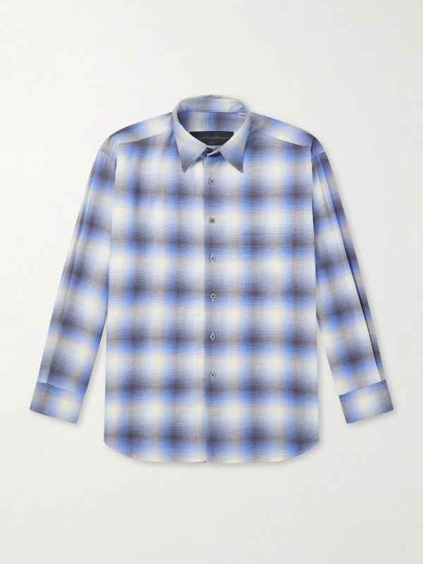 Shadow Checked Cotton Shirt