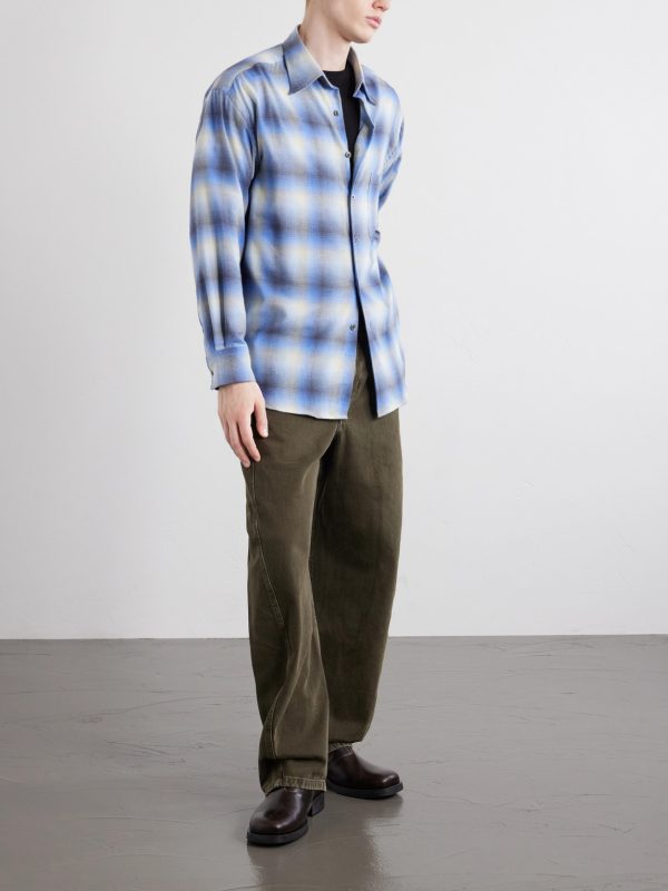 Shadow Checked Cotton Shirt - OU
