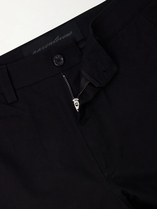 Straight-Leg Cotton Trousers - E1