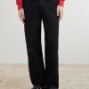 Straight-Leg Cotton Trousers - FR