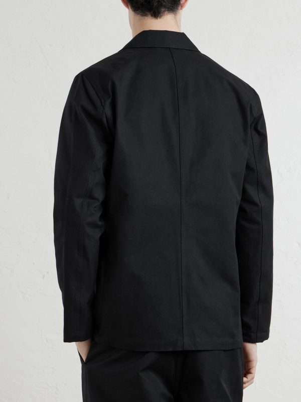 Cotton-Canvas Blazer - BK
