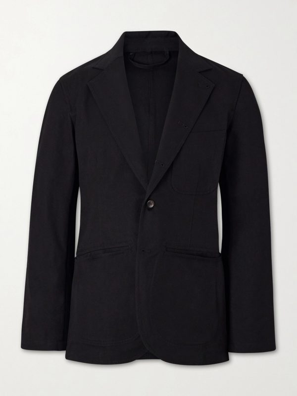 Cotton-Canvas Blazer