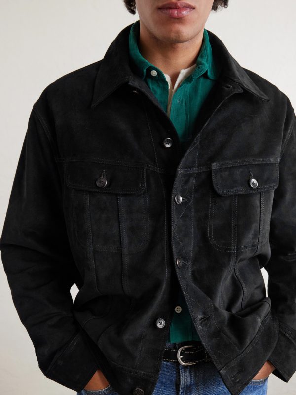 Suede Trucker Jacket - E1 Suede Trucker Jacket - E1
