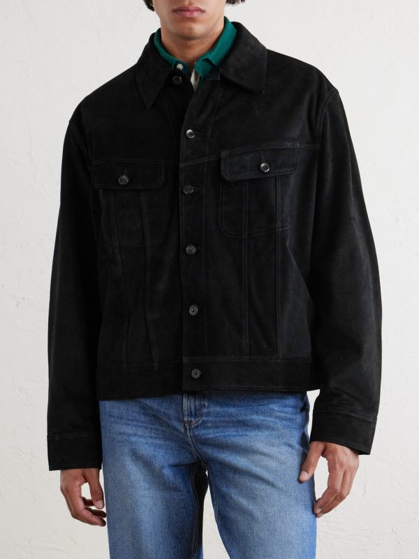 Suede Trucker Jacket - FR Suede Trucker Jacket - FR