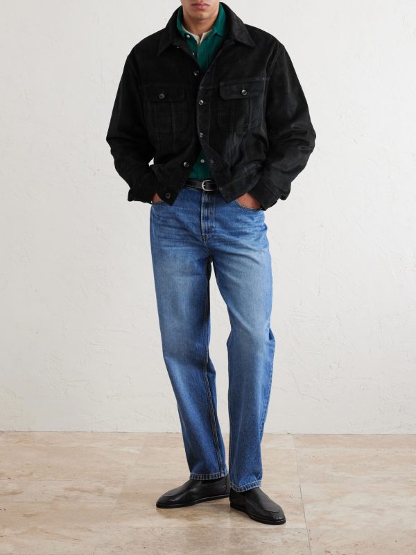 Suede Trucker Jacket - OU Suede Trucker Jacket - OU