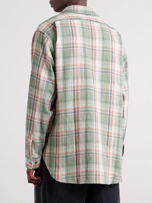 Sunburn Checked Cotton-Flannel Shirt - BK Sunburn Checked Cotton-Flannel Shirt - BK