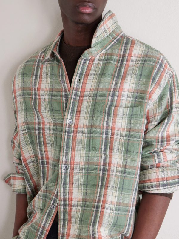 Sunburn Checked Cotton-Flannel Shirt - CU Sunburn Checked Cotton-Flannel Shirt - CU
