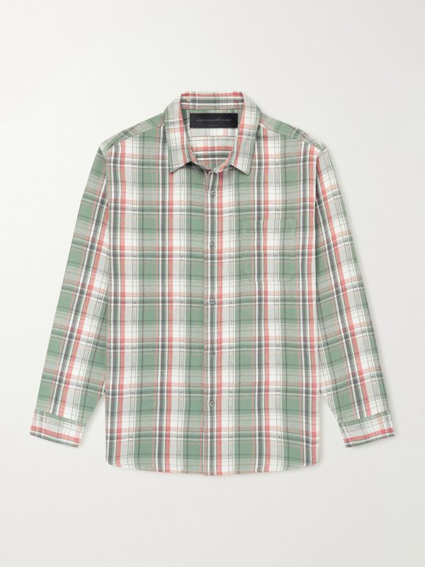 Sunburn Checked Cotton-Flannel Shirt Sunburn Checked Cotton-Flannel Shirt