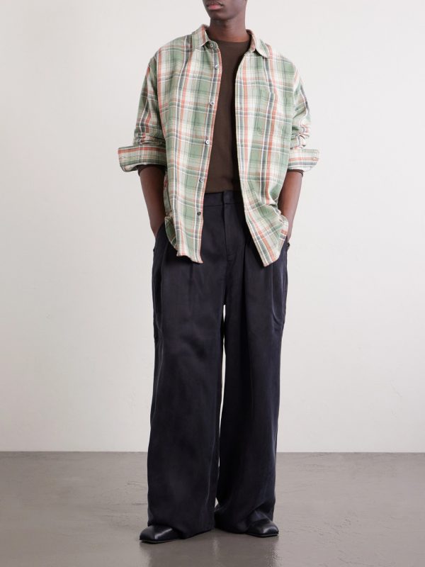 Sunburn Checked Cotton-Flannel Shirt - OU Sunburn Checked Cotton-Flannel Shirt - OU