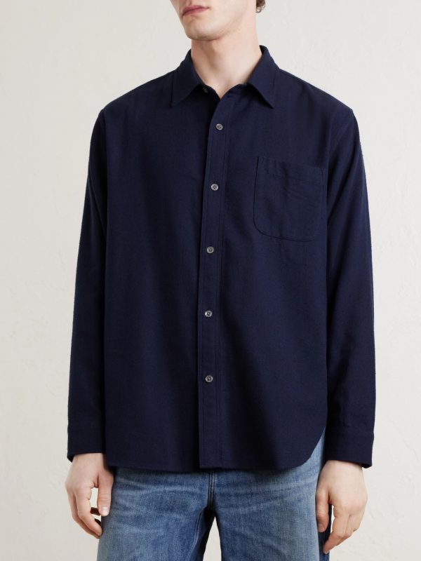 Silk and Cotton-Blend Shirt - FR