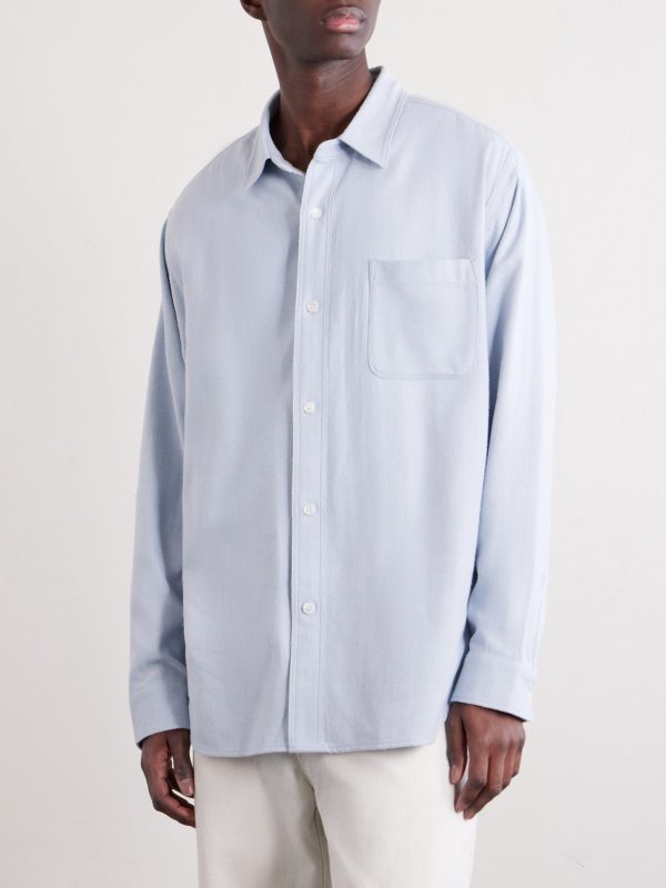 Silk and Cotton-Blend Shirt - FR