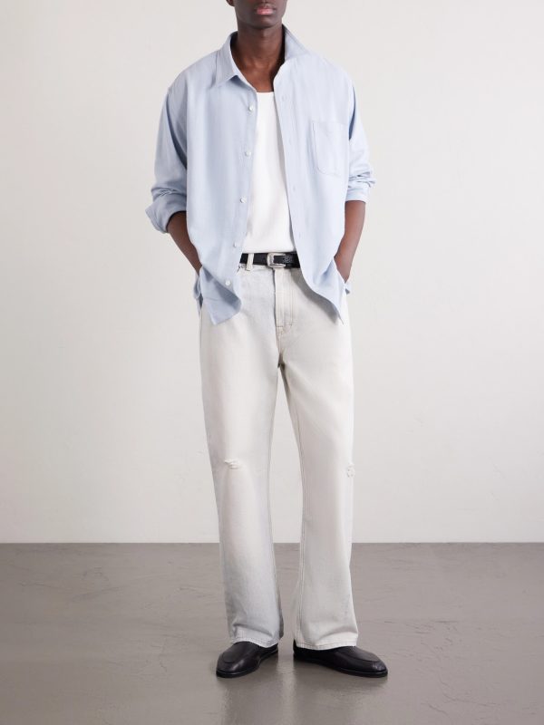 Silk and Cotton-Blend Shirt - OU