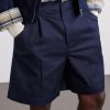 Straight-Leg Pleated Cotton and Linen-Blend Shorts - CU Straight-Leg Pleated Cotton and Linen-Blend Shorts - CU