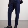 Straight-Leg Cotton and Linen-Blend Twill Drawstring Trousers - FR Straight-Leg Cotton and Linen-Blend Twill Drawstring Trousers - FR