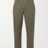 Straight-Leg Cotton and Linen-Blend Twill Drawstring Trousers Straight-Leg Cotton and Linen-Blend Twill Drawstring Trousers
