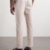 Straight-Leg Cotton and Linen-Blend Twill Drawstring Trousers - BK Straight-Leg Cotton and Linen-Blend Twill Drawstring Trousers - BK