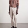 Straight-Leg Cotton and Linen-Blend Twill Drawstring Trousers - OU Straight-Leg Cotton and Linen-Blend Twill Drawstring Trousers - OU