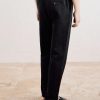 Straight-Leg Cotton and Linen-Blend Twill Drawstring Trousers - BK