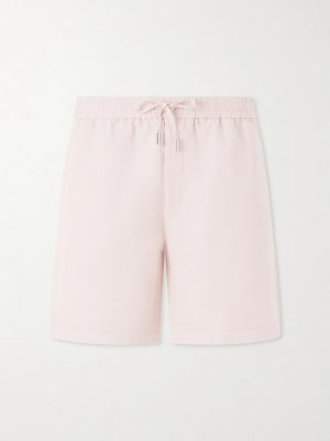 Straight-Leg Cotton and Linen-Blend Twill Drawstring Shorts Straight-Leg Cotton and Linen-Blend Twill Drawstring Shorts