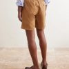 Straight-Leg Cotton and Linen-Blend Twill Drawstring Shorts - BK Straight-Leg Cotton and Linen-Blend Twill Drawstring Shorts - BK