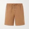 Straight-Leg Cotton and Linen-Blend Twill Drawstring Shorts Straight-Leg Cotton and Linen-Blend Twill Drawstring Shorts