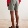 Straight-Leg Cotton and Linen-Blend Twill Drawstring Shorts - BK Straight-Leg Cotton and Linen-Blend Twill Drawstring Shorts - BK