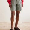 Straight-Leg Cotton and Linen-Blend Twill Drawstring Shorts - FR Straight-Leg Cotton and Linen-Blend Twill Drawstring Shorts - FR