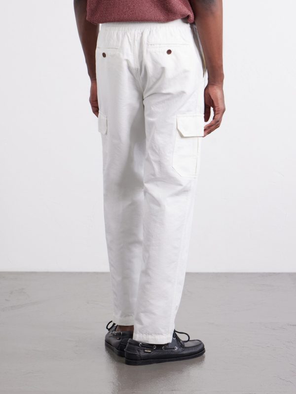Tapered Cotton and Linen-Blend Trousers - BK Tapered Cotton and Linen-Blend Trousers - BK