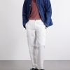 Tapered Cotton and Linen-Blend Trousers - OU Tapered Cotton and Linen-Blend Trousers - OU