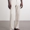 Edward Straight-Leg Linen and Cotton-Blend Trousers - FR Edward Straight-Leg Linen and Cotton-Blend Trousers - FR