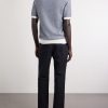 Edward Straight-Leg Linen and Cotton-Blend Trousers - BK Edward Straight-Leg Linen and Cotton-Blend Trousers - BK