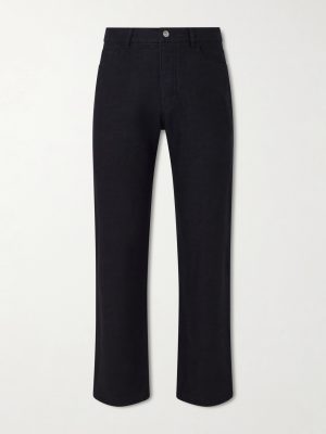 Edward Straight-Leg Linen and Cotton-Blend Trousers
