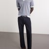 Edward Straight-Leg Linen and Cotton-Blend Trousers - OU Edward Straight-Leg Linen and Cotton-Blend Trousers - OU