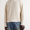 Cotton-Blend Bouclé Hoodie - FR Cotton-Blend Bouclé Hoodie - FR