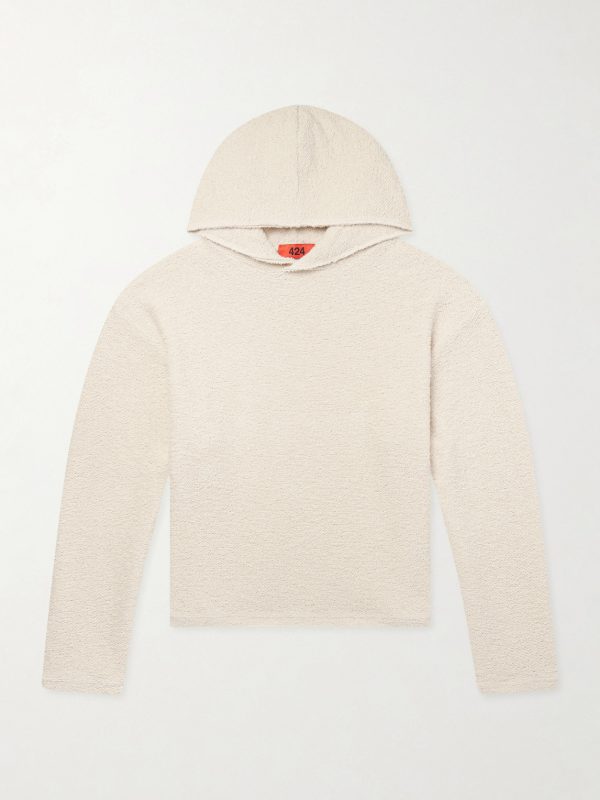 Cotton-Blend Bouclé Hoodie Cotton-Blend Bouclé Hoodie