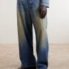 Big Daddy Wide-Leg Distressed Jeans - FR Big Daddy Wide-Leg Distressed Jeans - FR