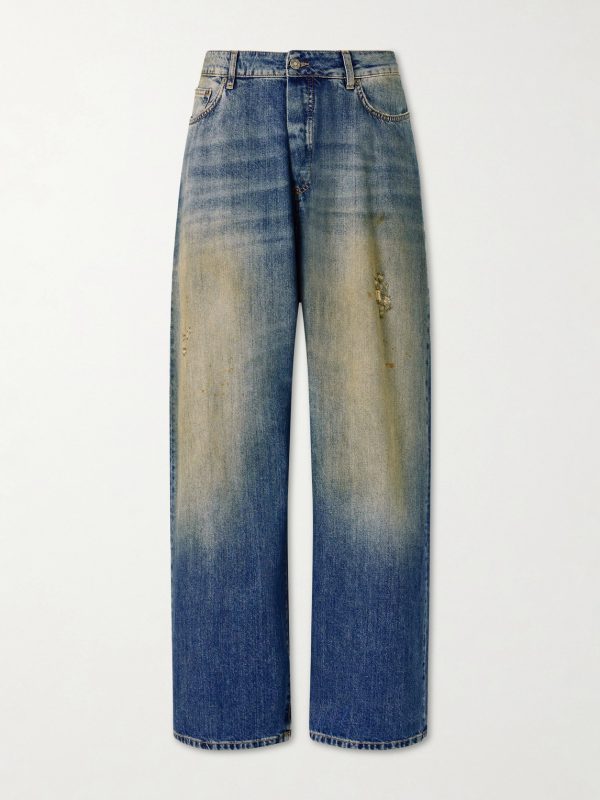 Big Daddy Wide-Leg Distressed Jeans Big Daddy Wide-Leg Distressed Jeans