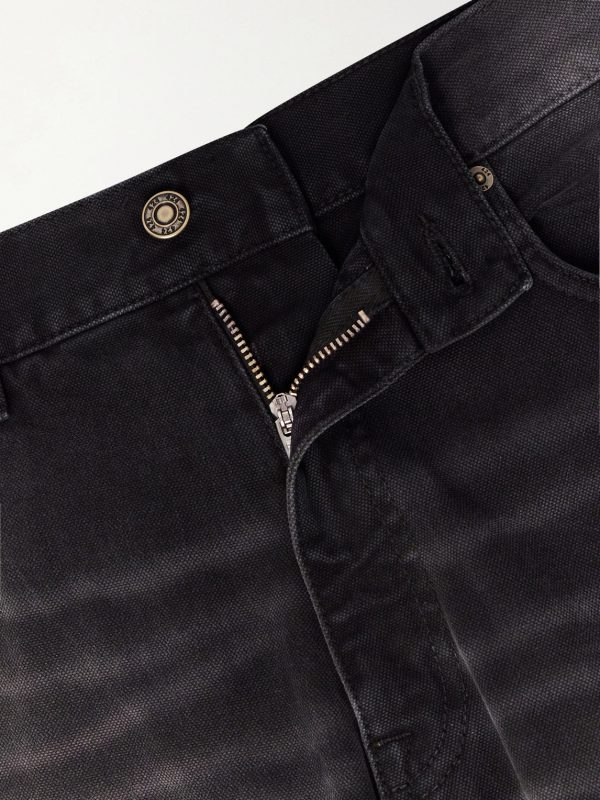 Straight-Leg Cotton-Canvas Trousers - E1 Straight-Leg Cotton-Canvas Trousers - E1