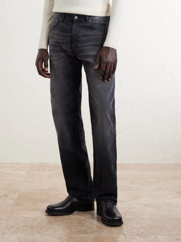 Straight-Leg Cotton-Canvas Trousers - FR Straight-Leg Cotton-Canvas Trousers - FR