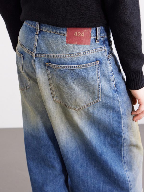 Wide-Leg Lightweight Denim Short - CU