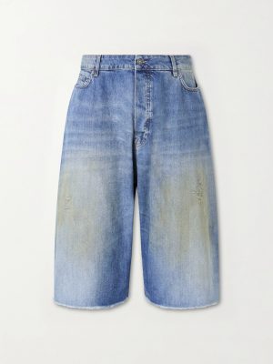 Wide-Leg Lightweight Denim Short Wide-Leg Lightweight Denim Short