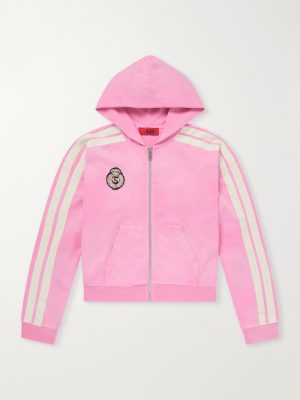 Academy Logo-Appliquéd Cotton-Jersey Zip-Up Hoodie Academy Logo-Appliquéd Cotton-Jersey Zip-Up Hoodie