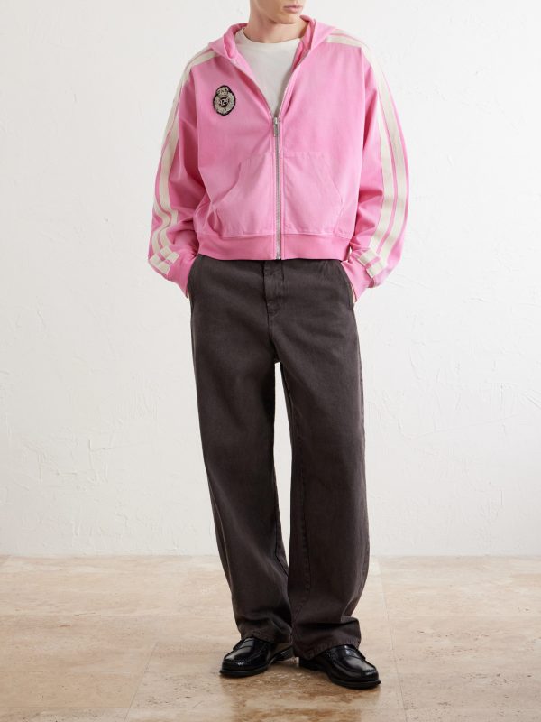 Academy Logo-Appliquéd Cotton-Jersey Zip-Up Hoodie - OU Academy Logo-Appliquéd Cotton-Jersey Zip-Up Hoodie - OU